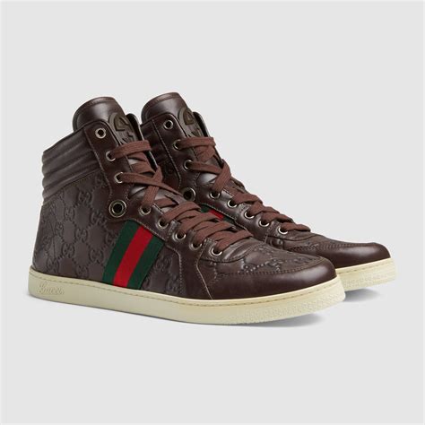 men's gucci high tops|Gucci high top sneakers men's.